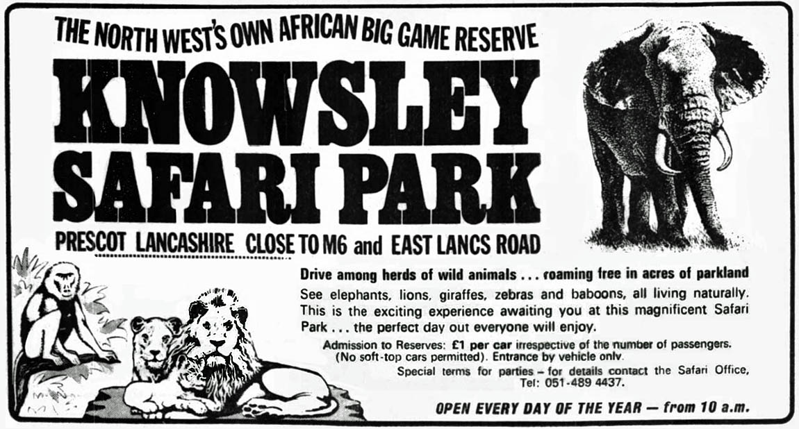 history of knowsley safari park
