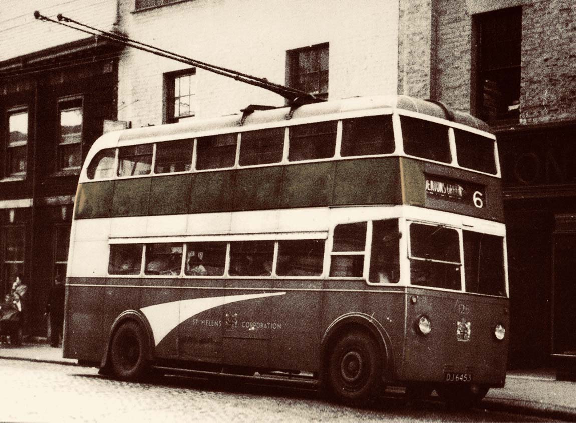 St Helens Corporation trolleybus